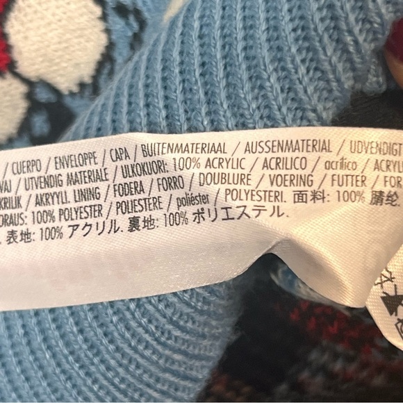 Disney Stitch Melé Kalikimaka Blue Christmas Sweater Holiday Size Large - Picture 4 of 11